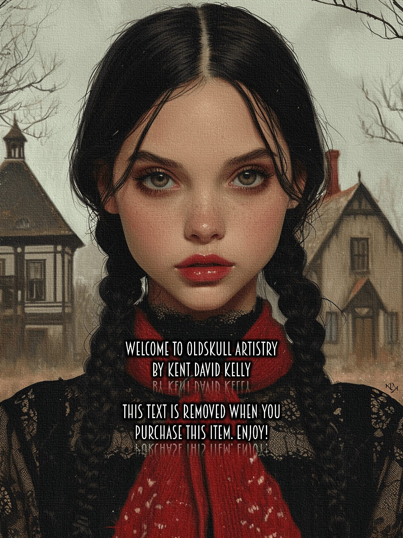 Oldskull Artwork 019: American Gothic II product image (1)