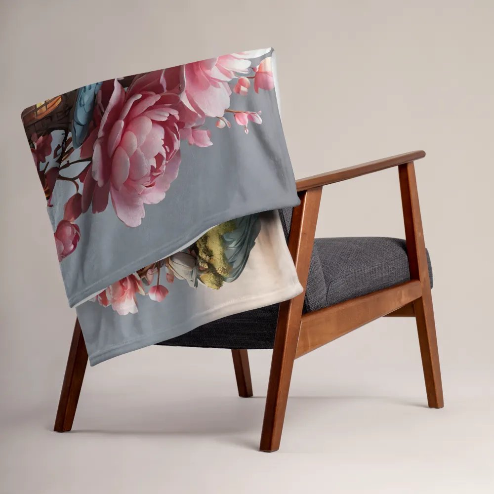 The floral hut design throw blanket product image (15)