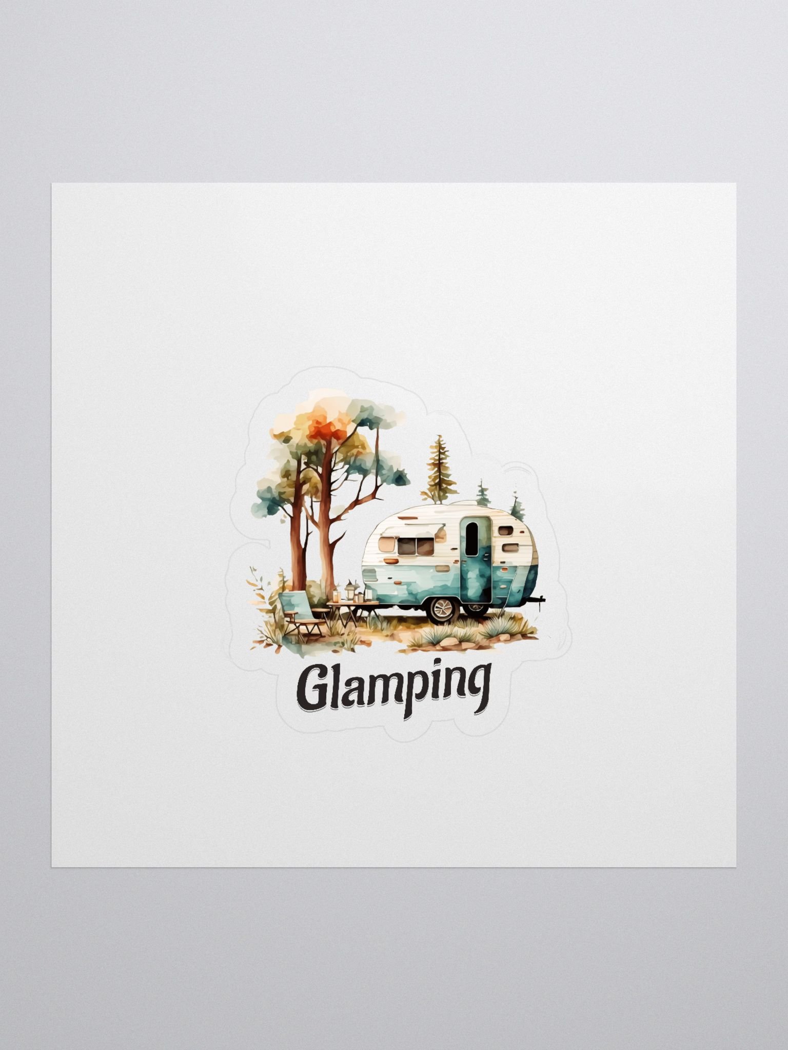 Glamping Sticker product image (1)