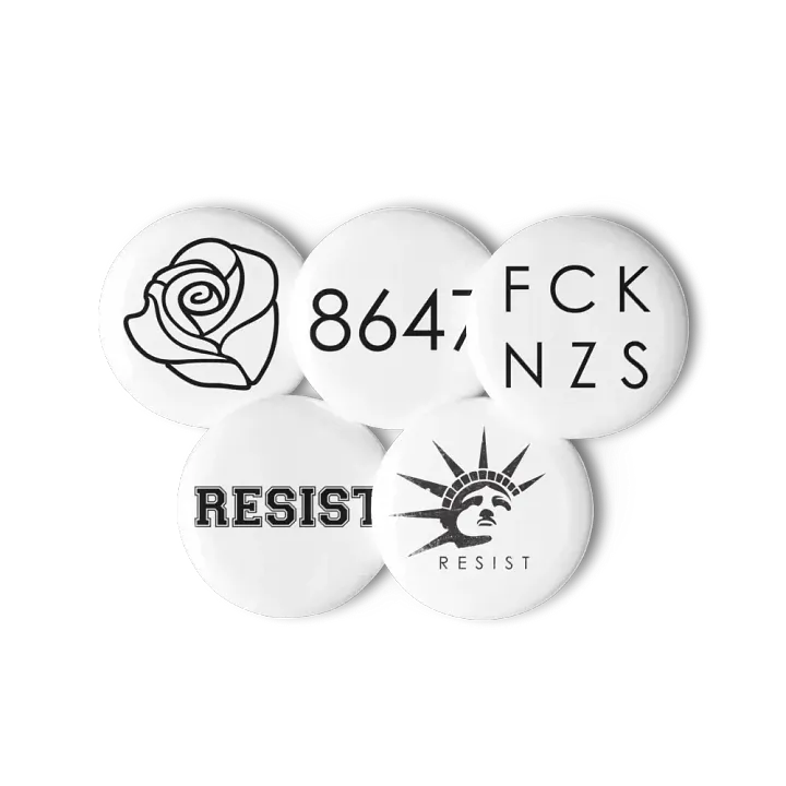 Set of pin buttons product image (3)