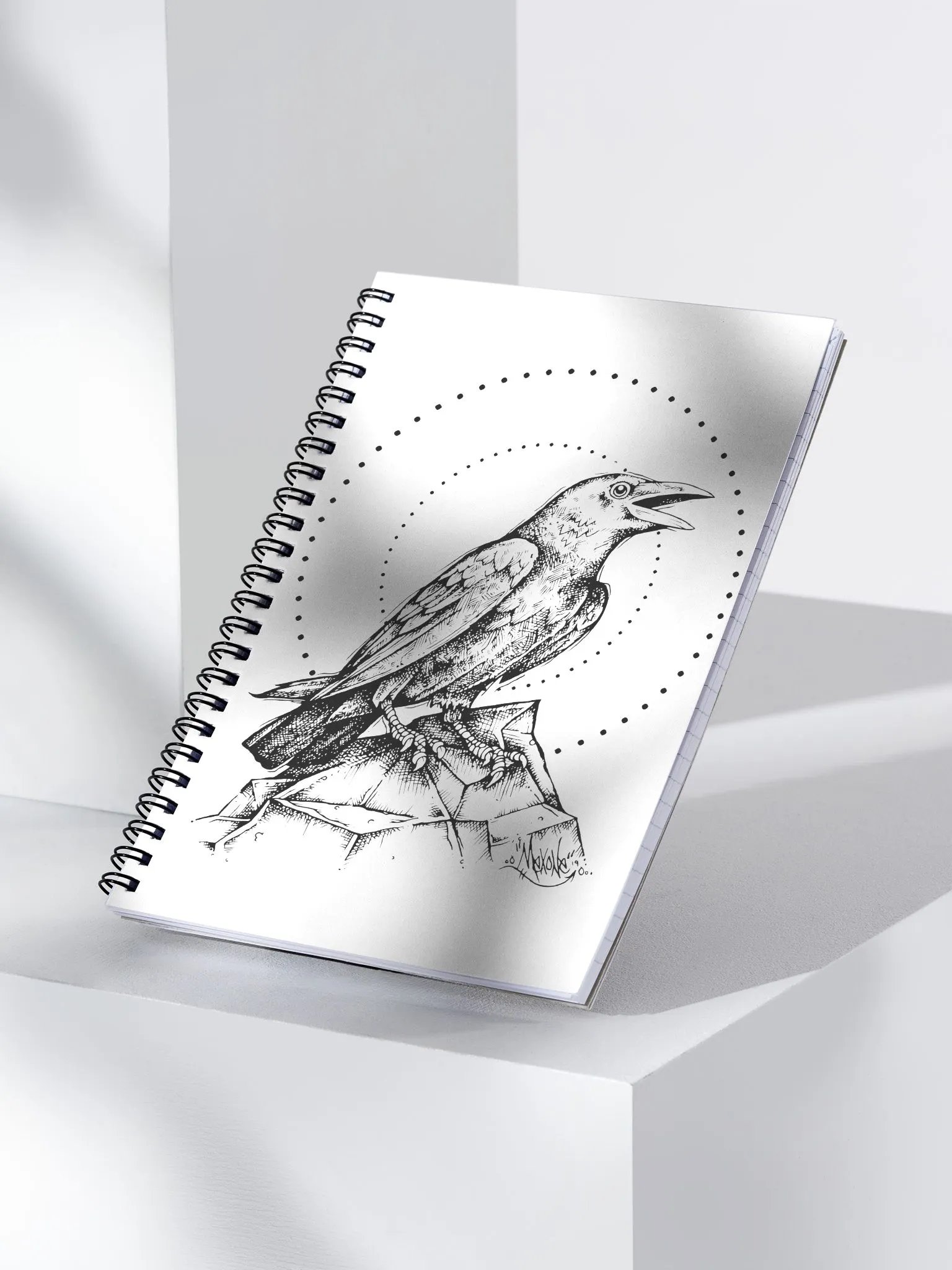 Raven Spiral Notebook product image (3)