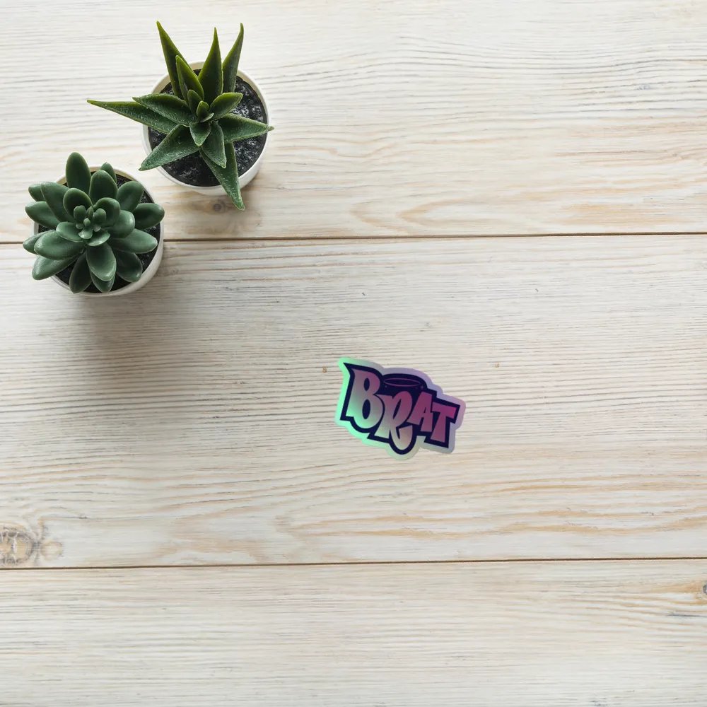 holo brat sticker product image (8)