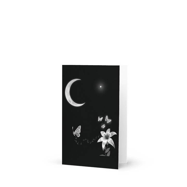 Lunar Serenity Greeting Card product image (1)