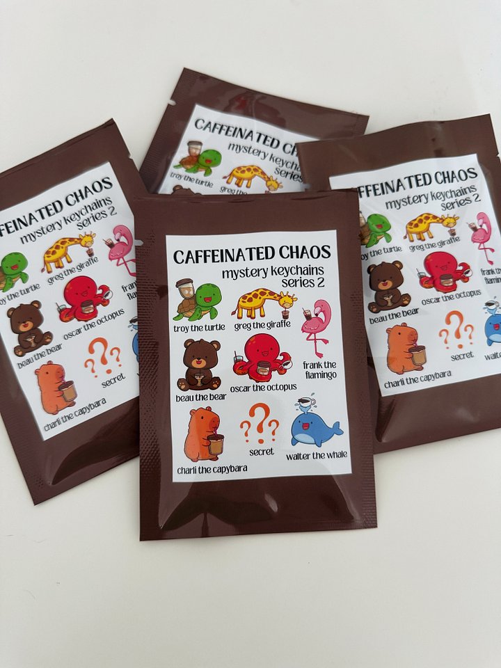 Caffeinated Chaos Mystery Keychains Series 2 product image (1)