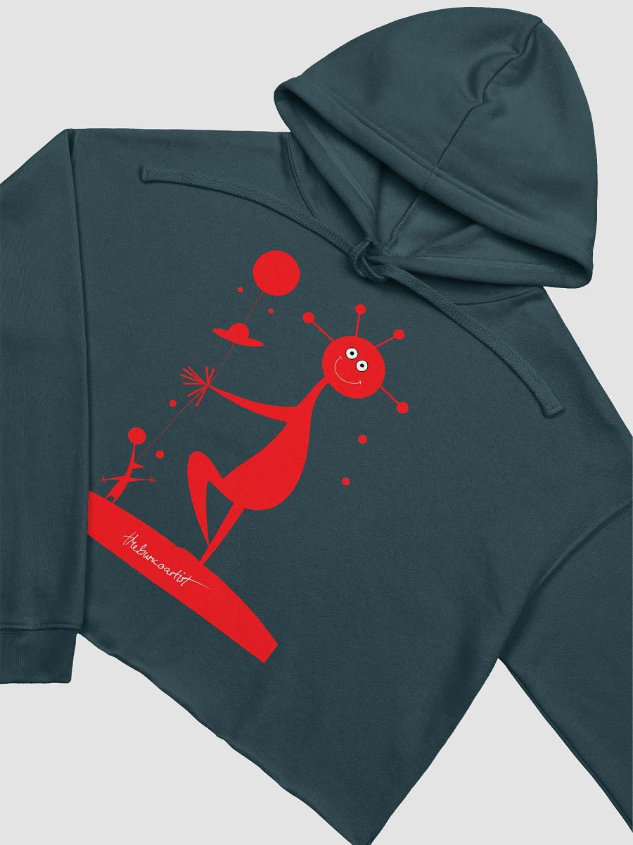Bella+Canvas Fleece Crop Hoodie product image (1)