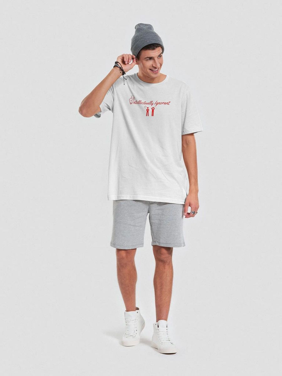 Intellectually Ignorant ( RED LOGO) Bella Canvas Super Soft T-shirt product image (4)