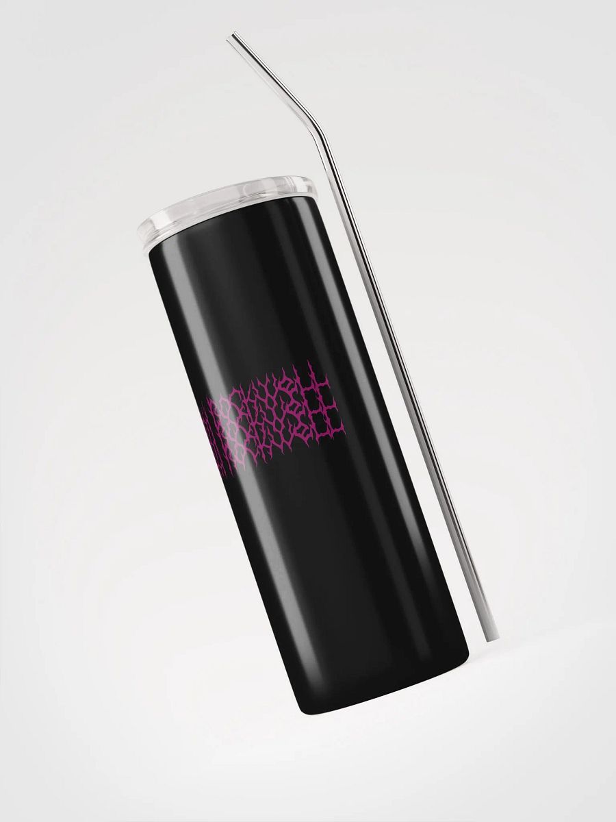 'Kiki Rockwell' Official Logo Metal Eco Tumbler (and eco straw) product image (3)