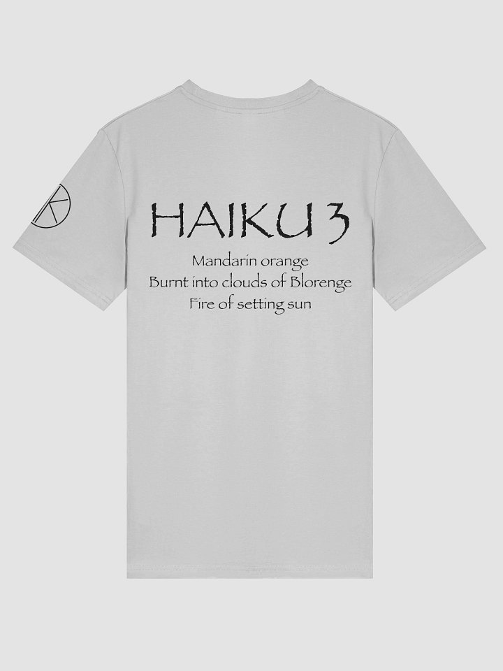 HAIKU 3 ORGANIC UNISEX TEE product image (2)