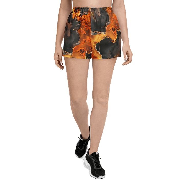 Fiery Fusion Unisex Athletic Shorts product image (1)