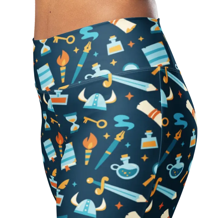 NaNoWriMo Icon Print Leggings product image (1)