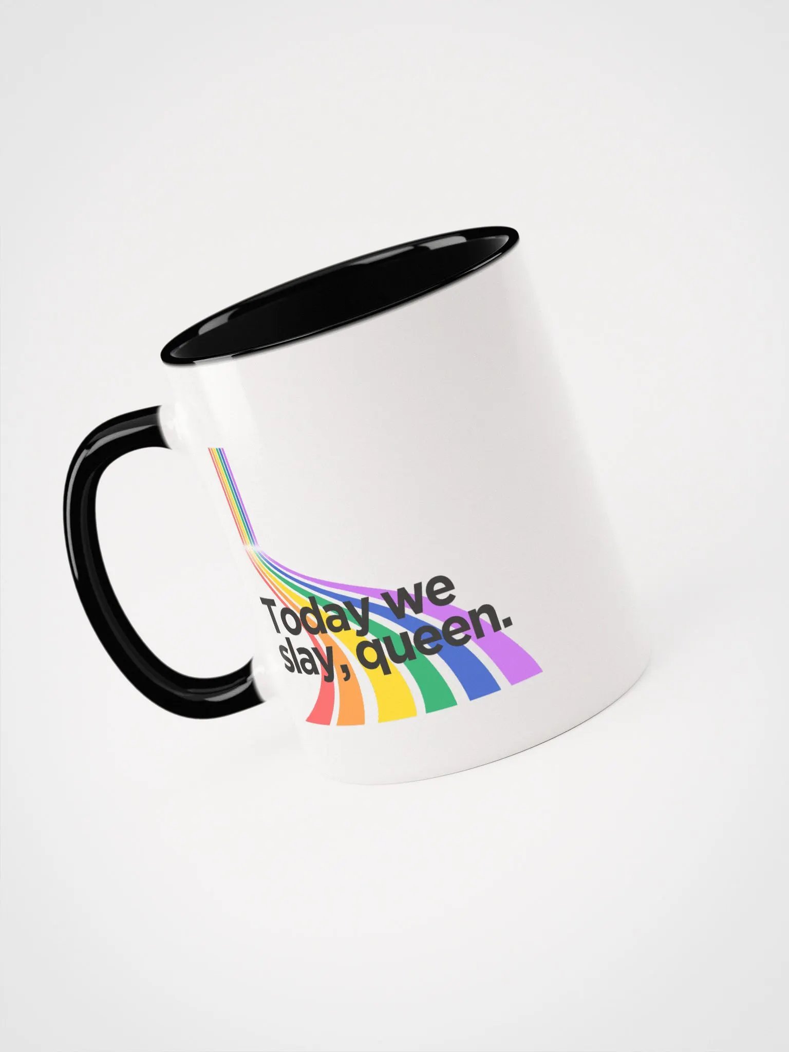 Today we slay, Queen mug 🌈👑 Rainbow Slay product image (1)