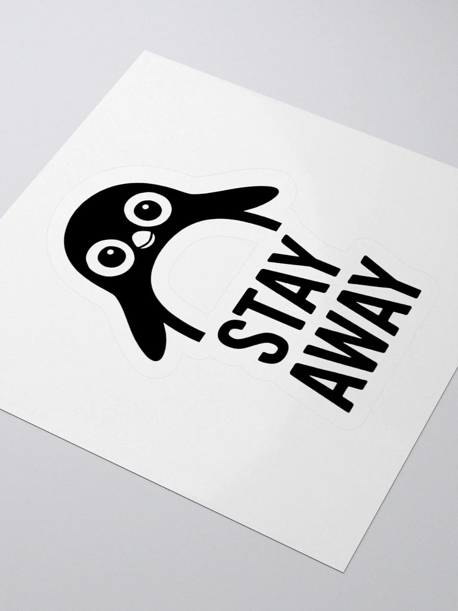 Stay Away Kiss Cut Stickers product image (3)