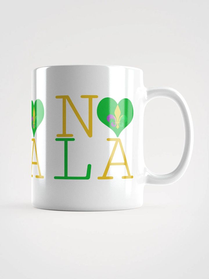 I LOVE NOLA **BIGSHOT MUG** (MARDI GRAS 2) product image (1)