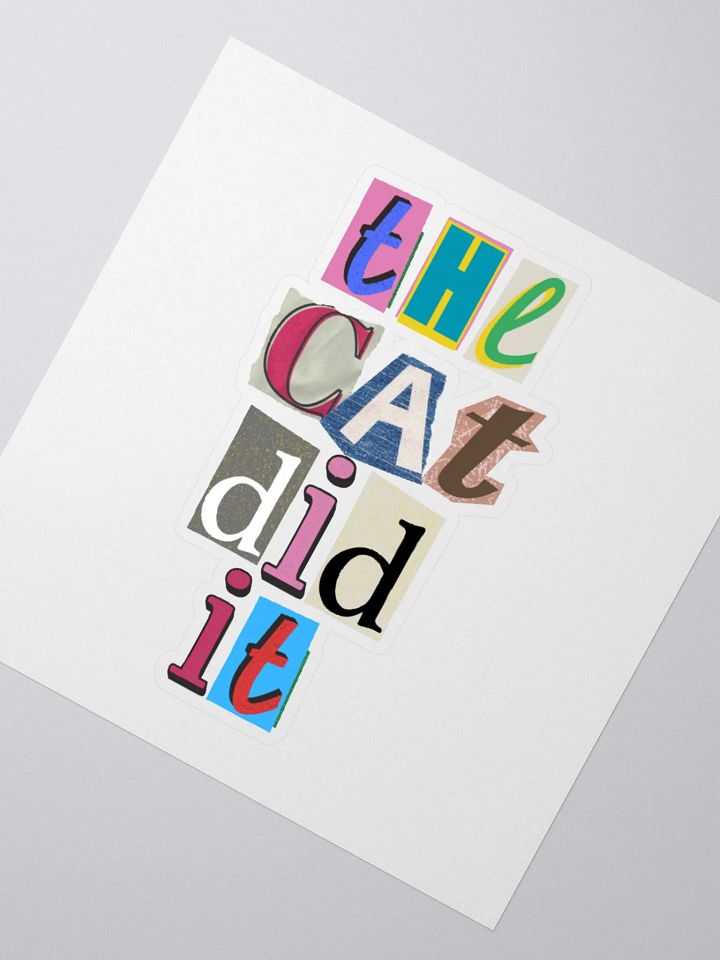 Whimsical Whiskered Mischief Stickers product image (2)