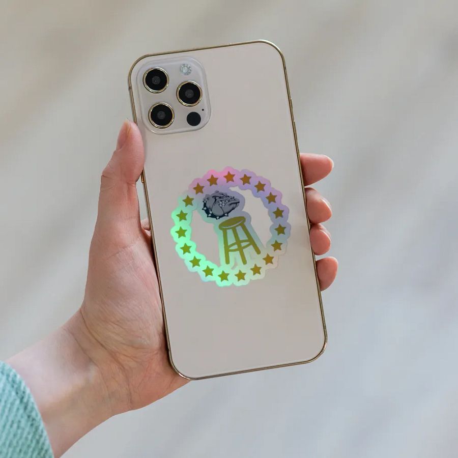 BcBarstoolTV Logo Holographic Sticker product image (8)