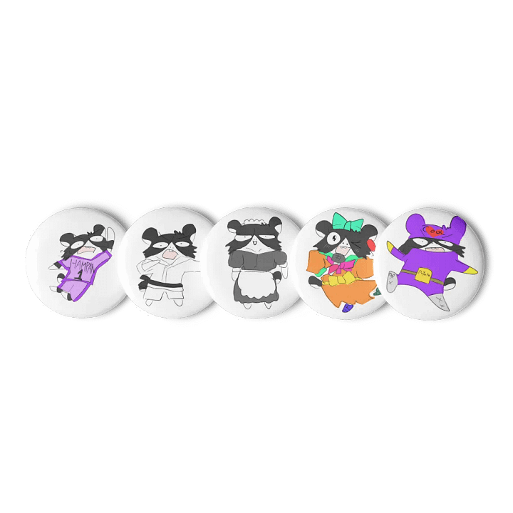 Pin buttons lots of Hampan part2 product image (1)