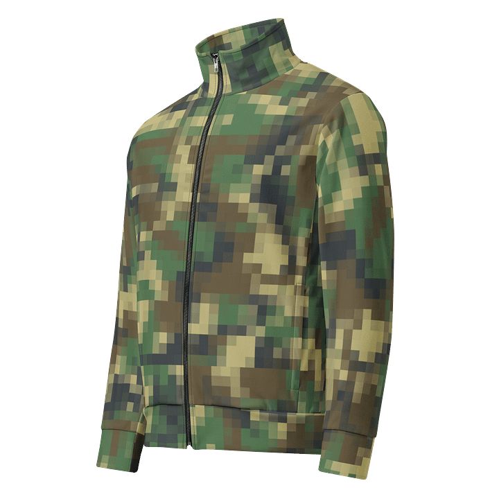 Better Body Pixelated Camo White Logo Luxury Track Jacket product image (1)