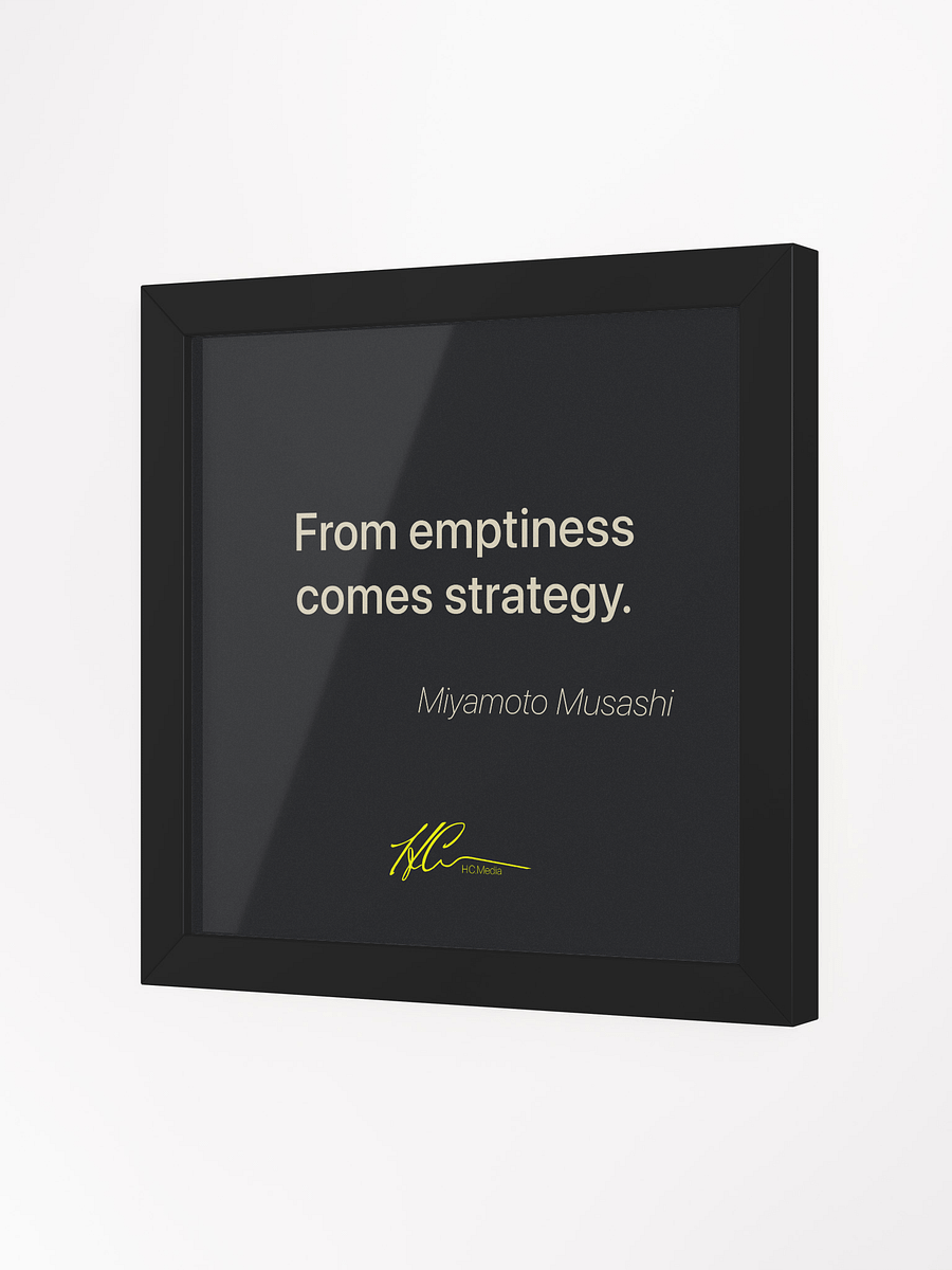 Miyamoto Musashi Q4 - Framed Poster product image (2)