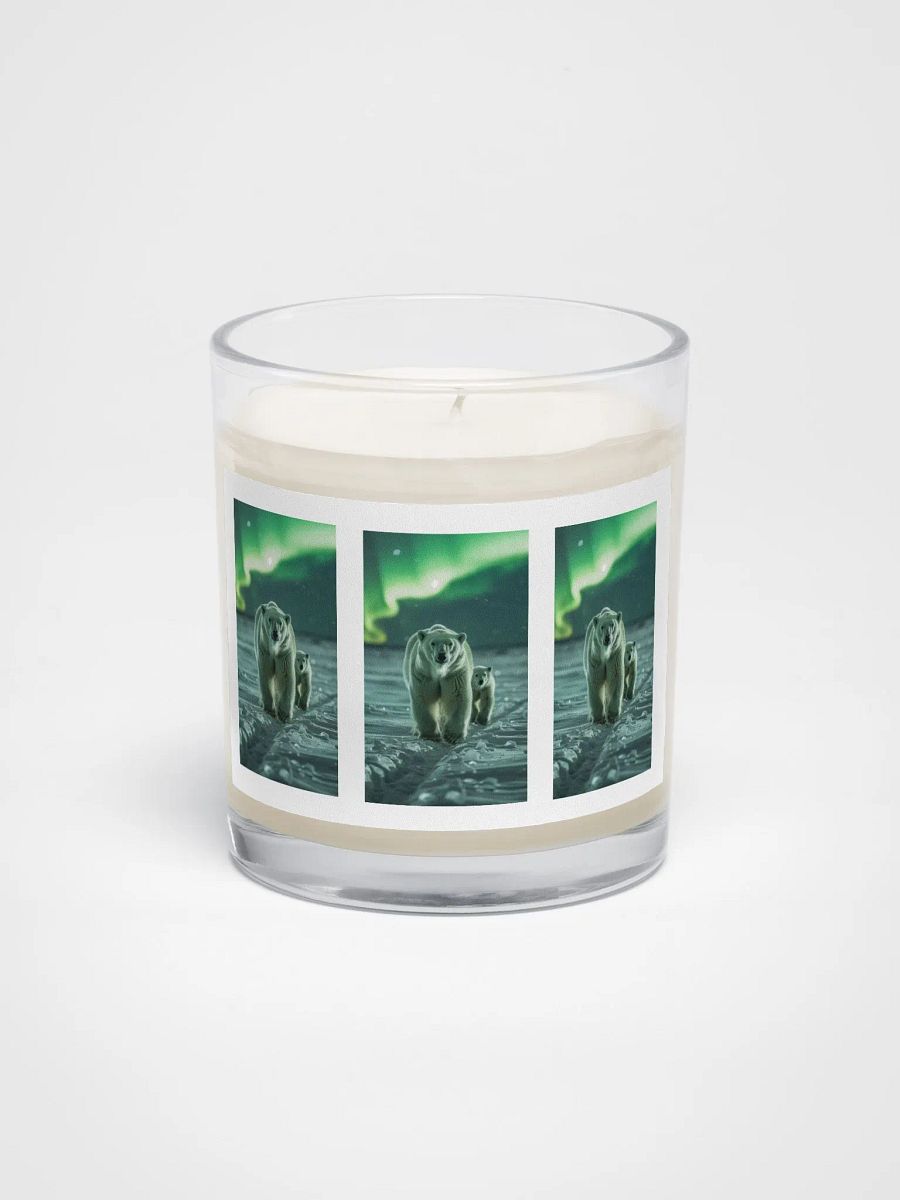 Polar Bear Arctic Aurora Soy Wax Candle product image (1)