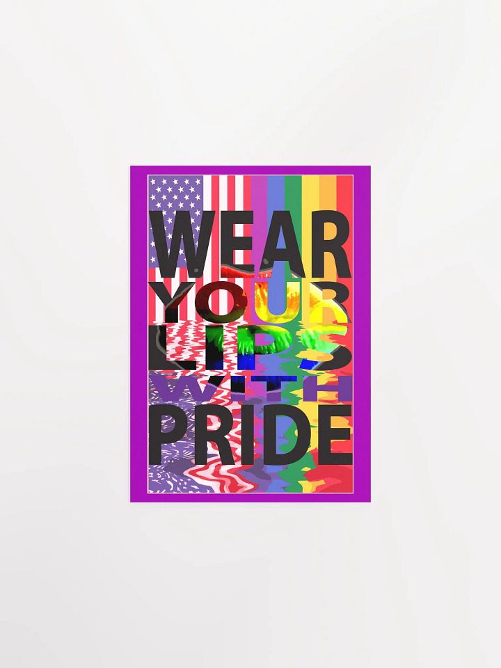 Pride Kiss Rainbow | Poster product image (1)