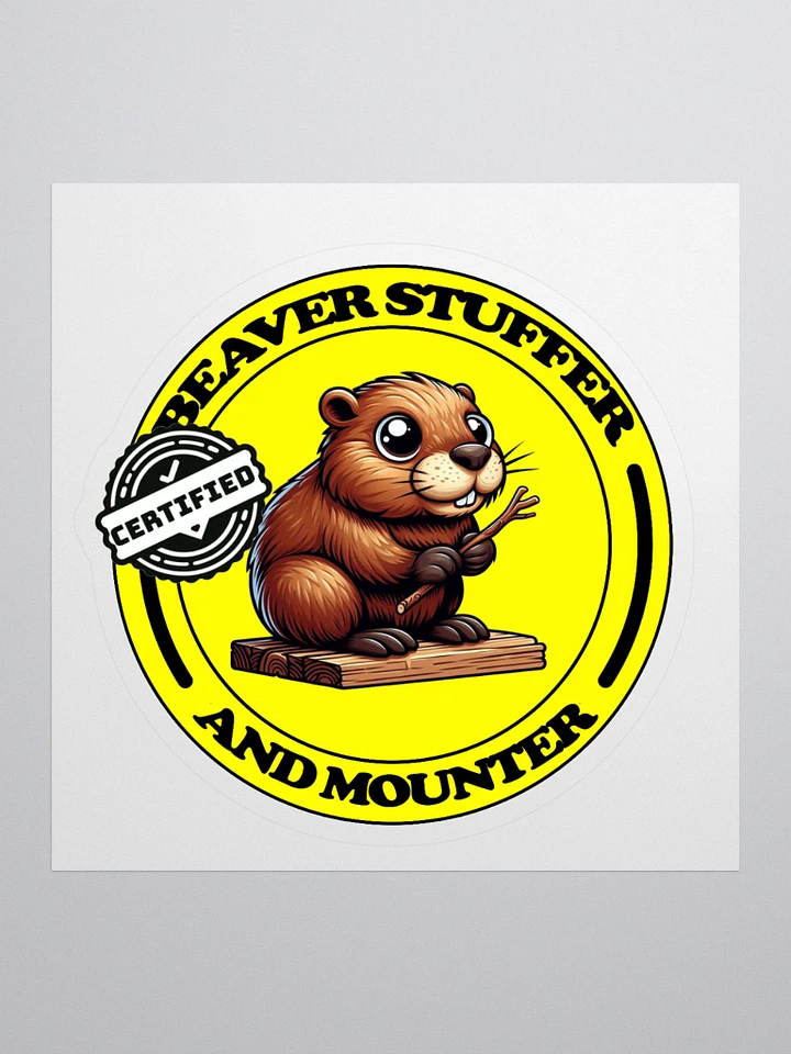 Beaver Certified Sticker product image (1)