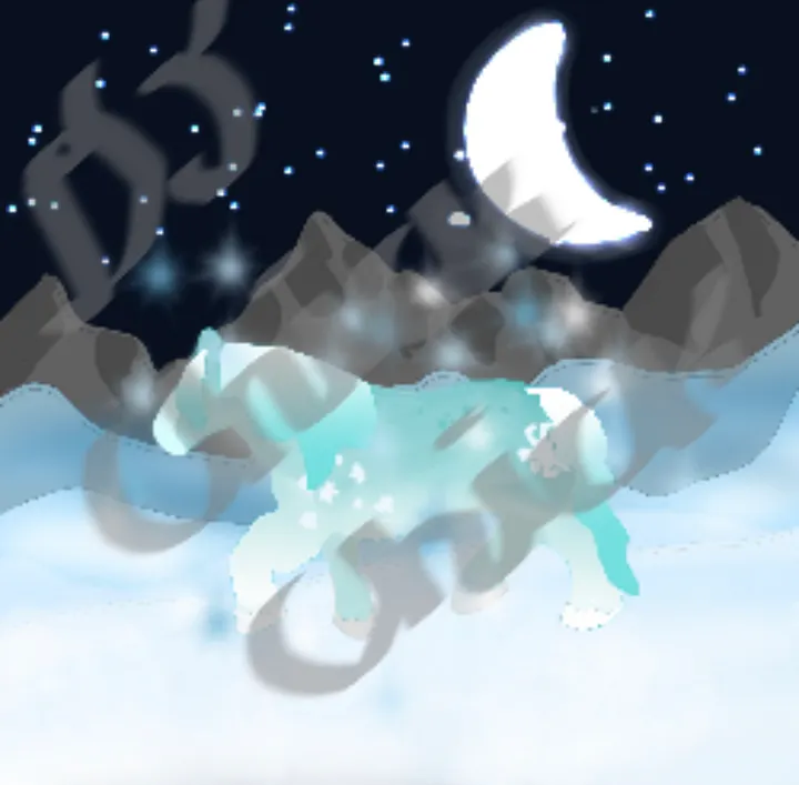 WHI Digital Drawings- Snowflake Clydesdale product image (1)