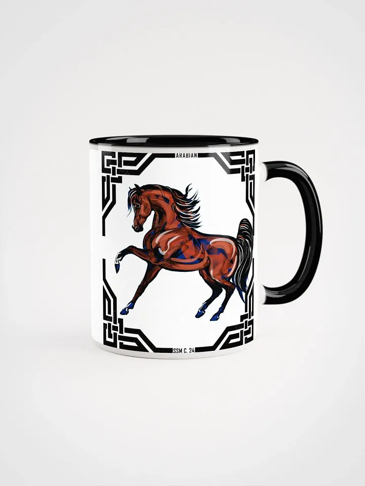 Bay Arabian Stallion Ceramic Mug product image (6)