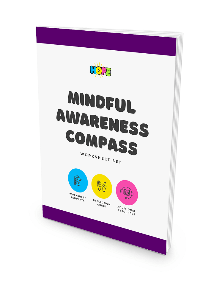 Mindful Awareness Compass: A gentle tool to help you notice, reset, and return to presence product image (2)