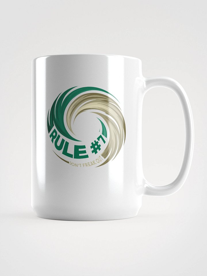Rule #7 Coffee Mug Green and Gold product image (1)