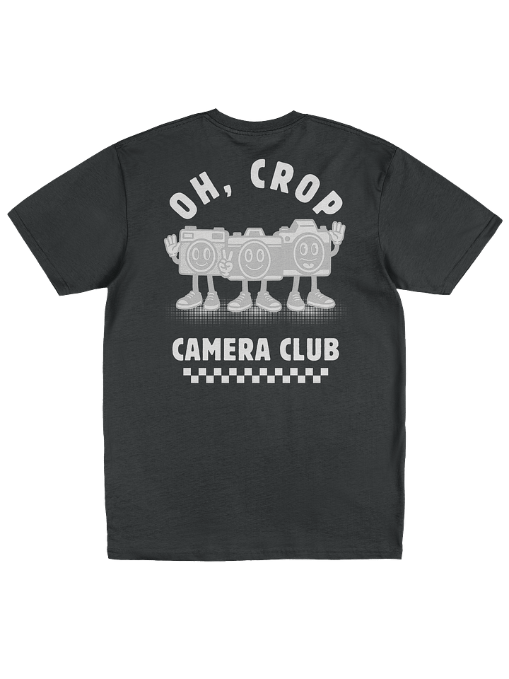 Oh Crop Camera Club Vintage Graphic Tee (Black) product image (2)