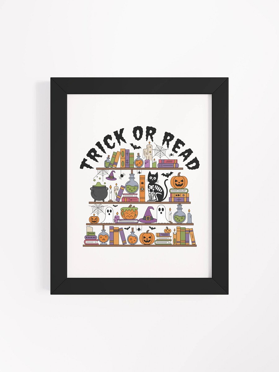 Trick or Read Halloween Framed Poster product image (8)
