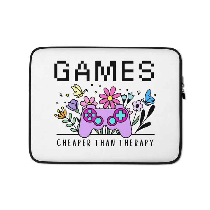 Cheaper Than Therapy Laptop Case product image (1)