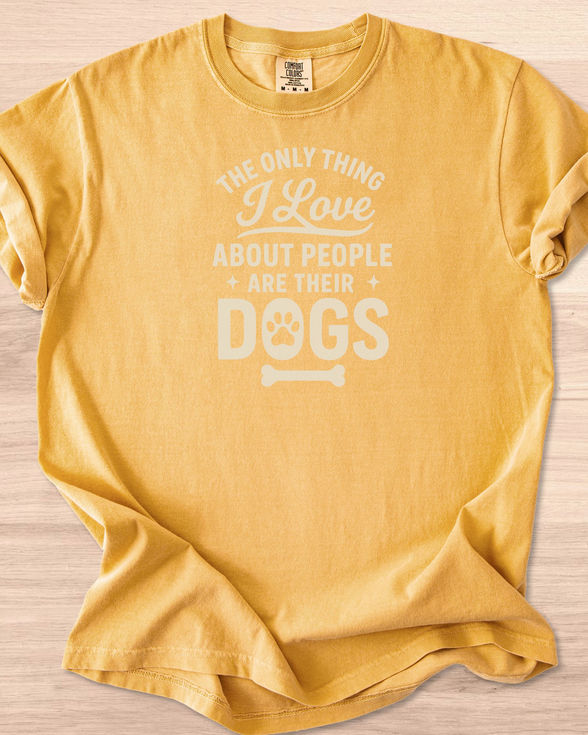 The Only Thing I Love About People Are Their Dogs Tee product image (55)