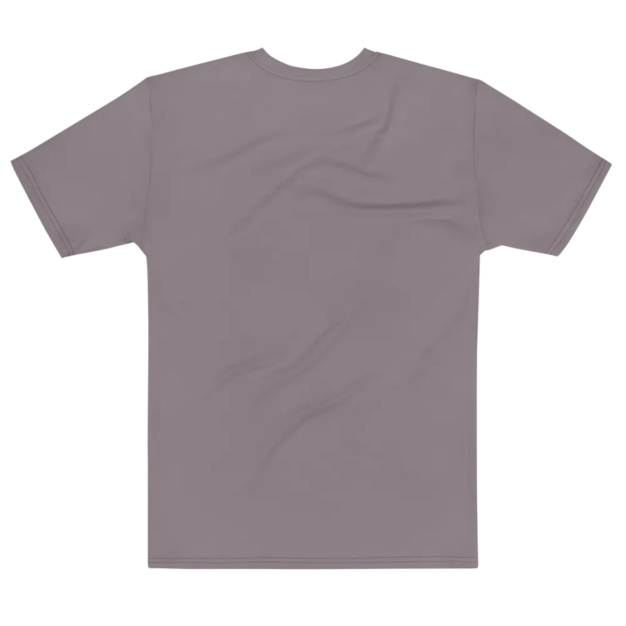 Plain Medium Gray True Summer Men's Crewneck Polyester Heavyweight Premium T-Shirt by Treasure Pie product image (7)