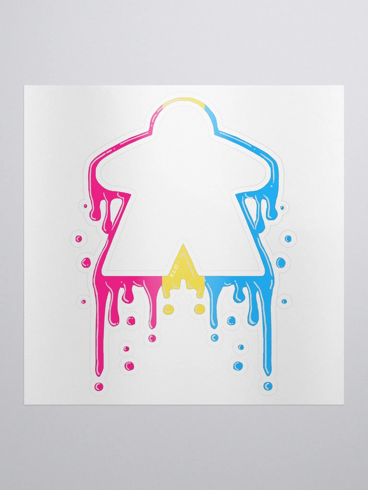 Drippy Pan Pride Meeple Sticker product image (2)