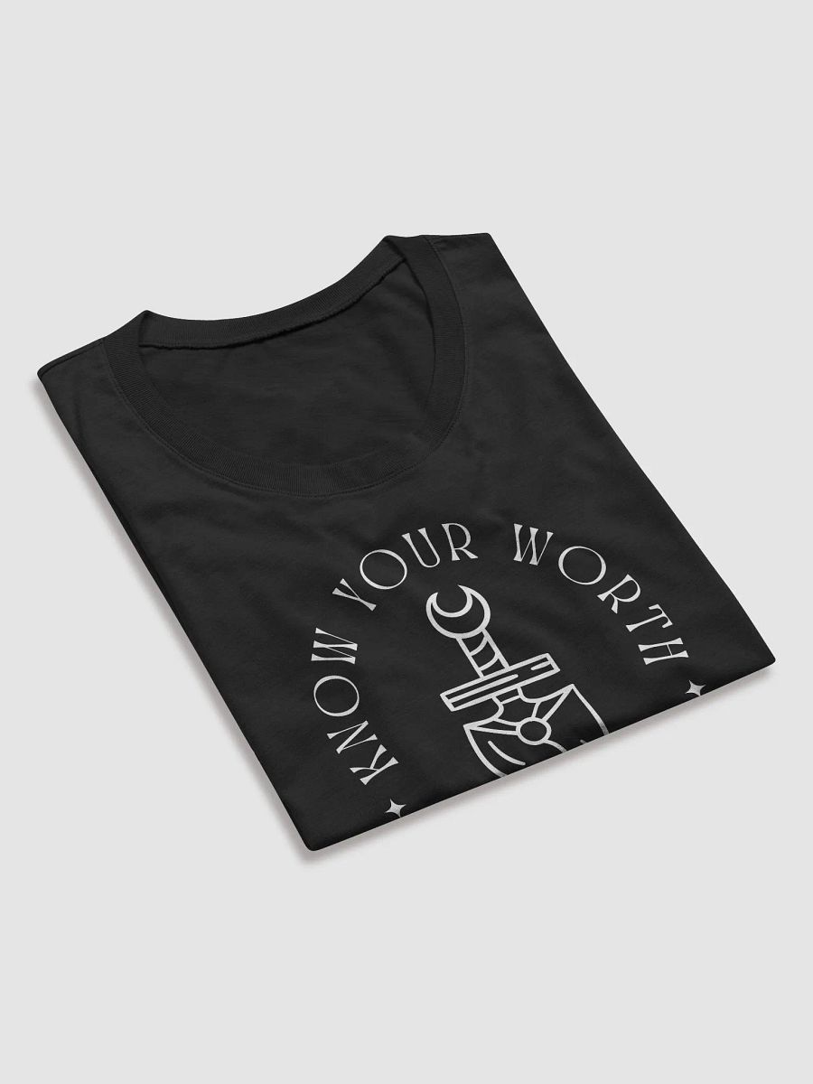 Know Your Worth Womens Triblend Printed Tee product image (4)