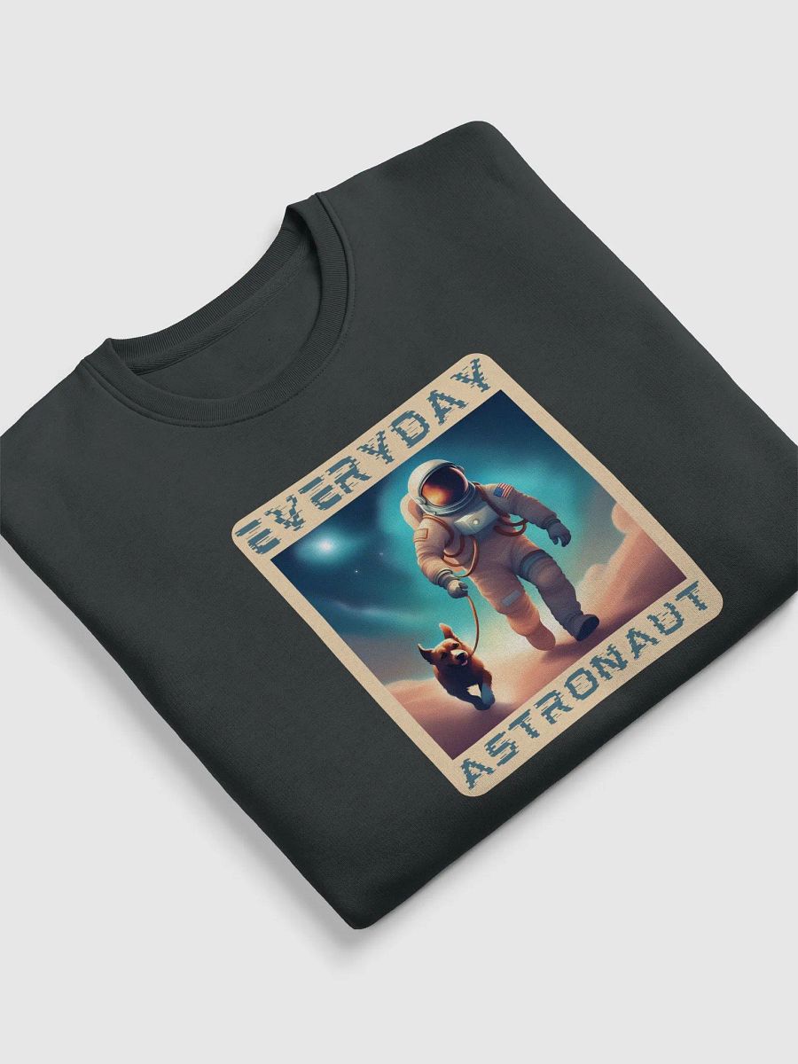Everyday Astronaut Walking the Dog Unisex Sweatshirt product image (5)