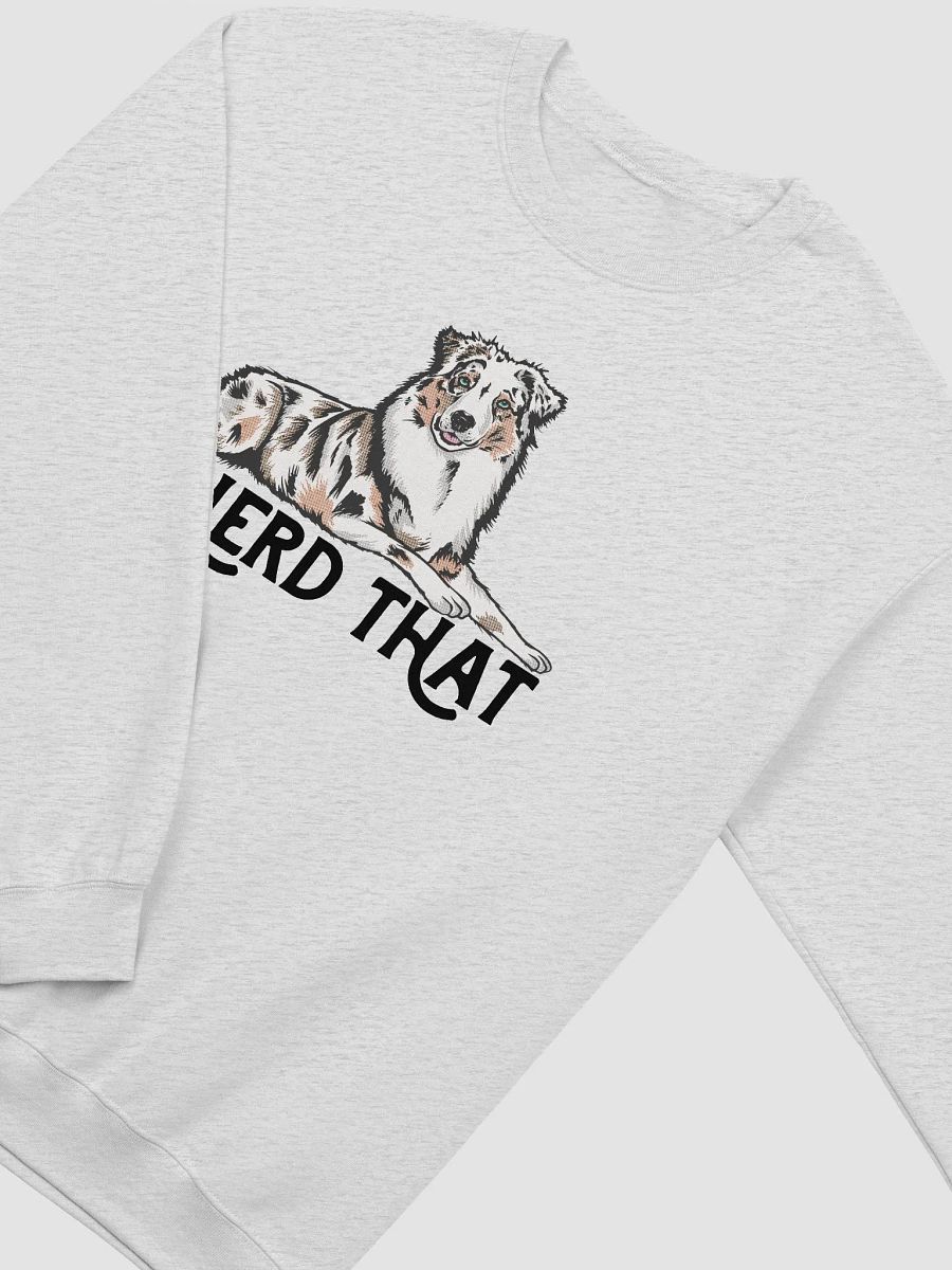 I Herd That Aussie Dog Sweatshirt for Australian Shepherd (Blue Merle) Dog Owners product image (4)