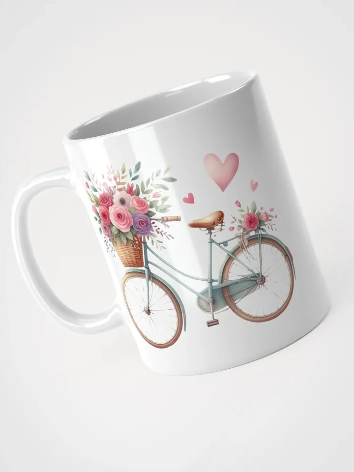 Vintage Bicycle Bouquet Mug product image (2)
