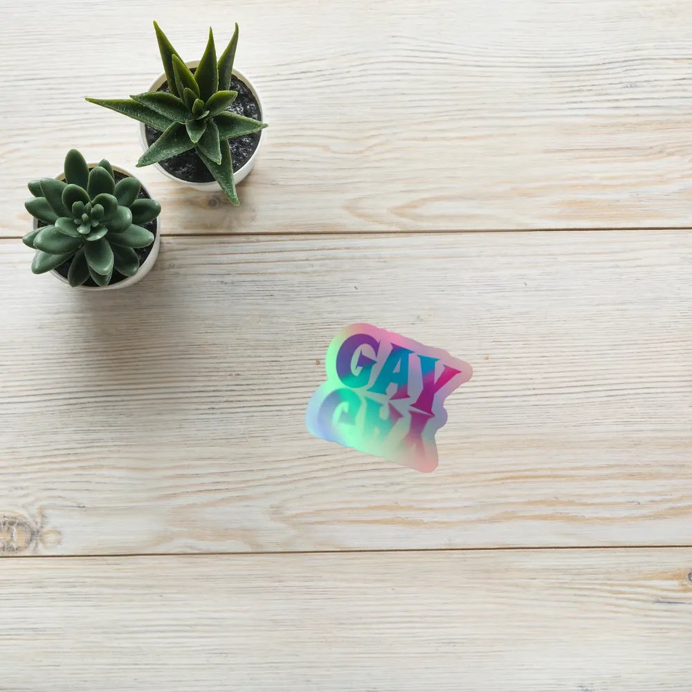 Gay Reflections (LAG Colors) Holographic Sticker product image (8)