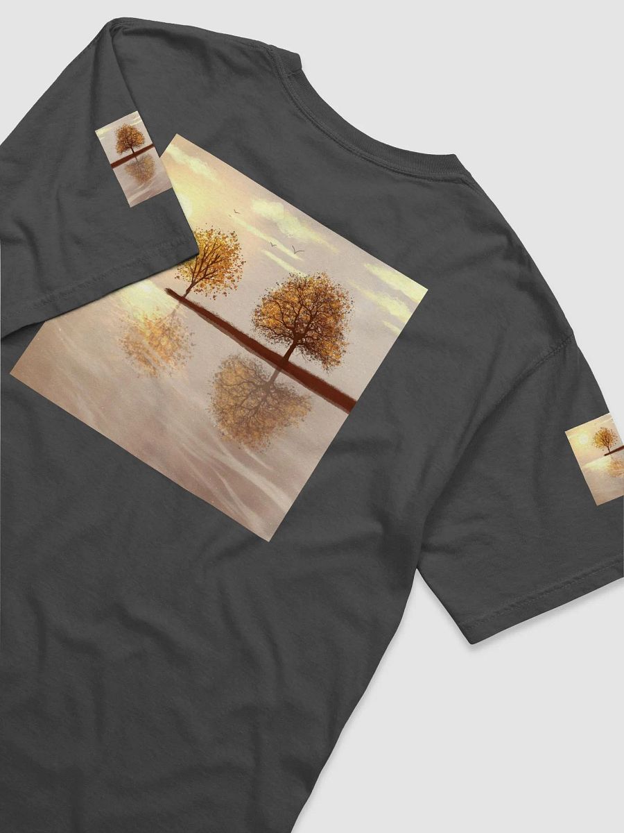 Men’s T-Shirt - Tree Diagram - Screen Printed Nature Themed Men’s/Unisex T-Shirt | Heather Gray product image (4)