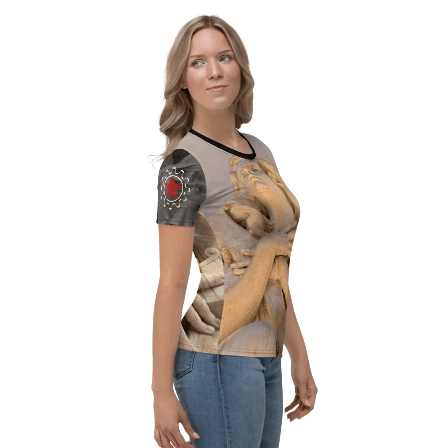 With The Hand On My Cross I Ladies Tee product image (8)