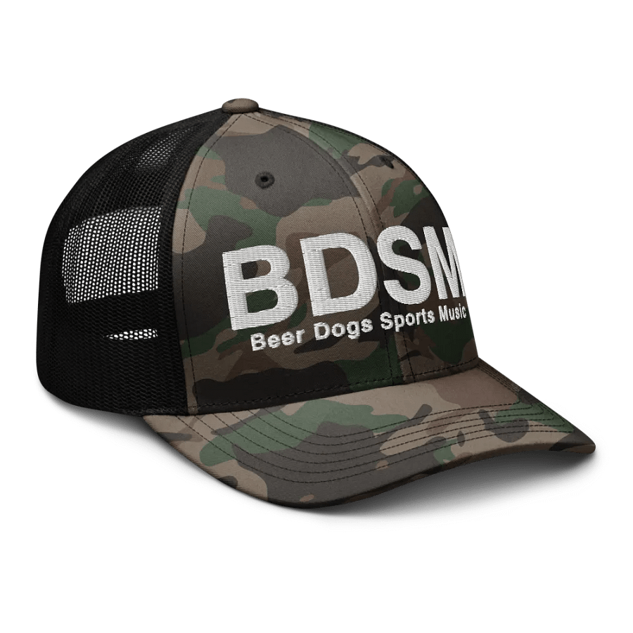 Beer Dogs Sports Music Camo Hat product image (3)