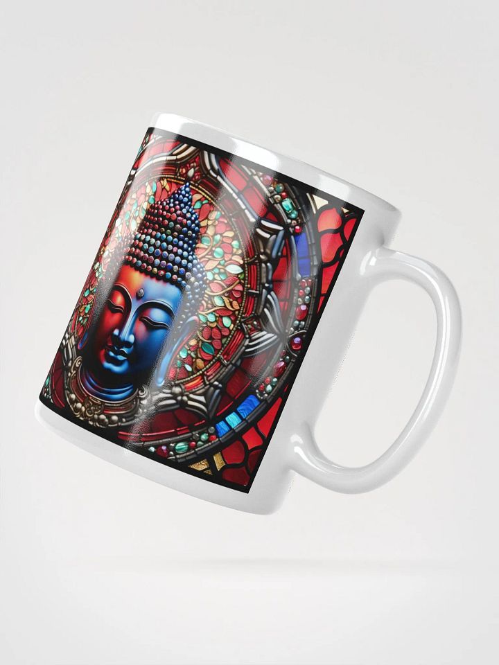 #002 Yin Yang Buddha Stained Glass Mug product image (6)