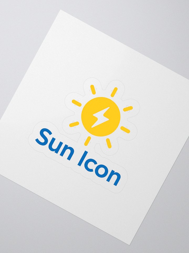 Bolt of Sunshine Kiss Cut Stickers product image (5)