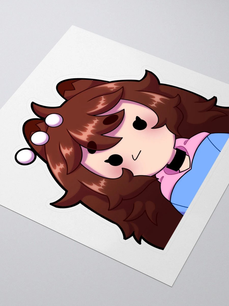 Wolfy Head Empty Sticker product image (3)