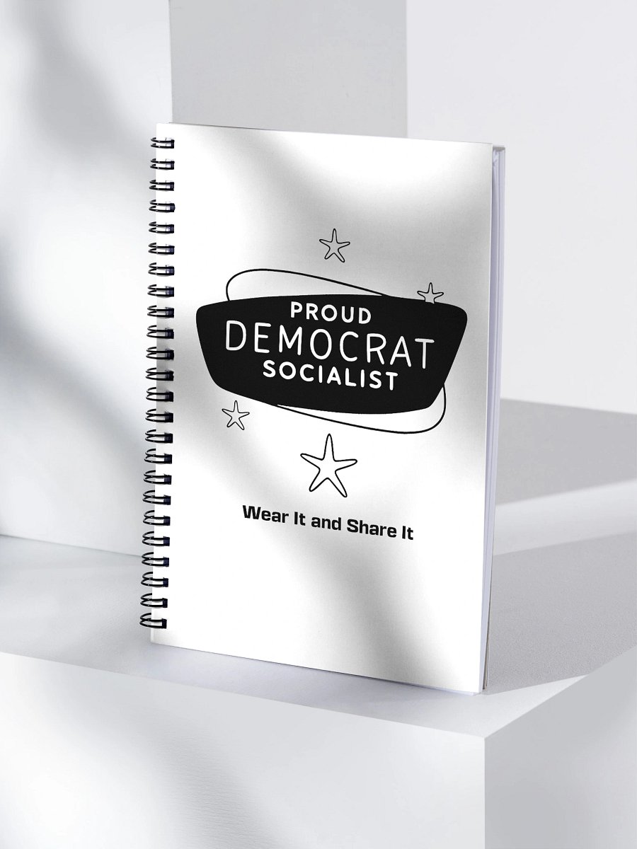 Proud Democrat Socialist Notebook product image (4)
