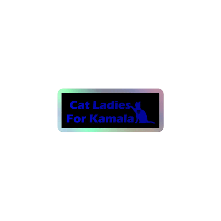 Cat Ladies For Kamala Sticker product image (1)