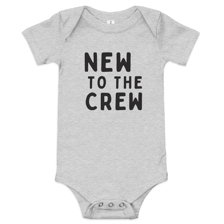 NEW TO THE CREW Baby Short Sleeve Onesie product image (1)