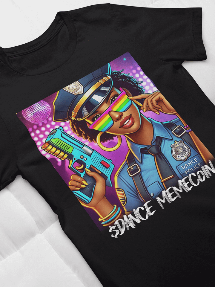 OFFICER FREESTYLE - DANCE MEMECOIN - PREMIUM TEE - BLACK product image (1)